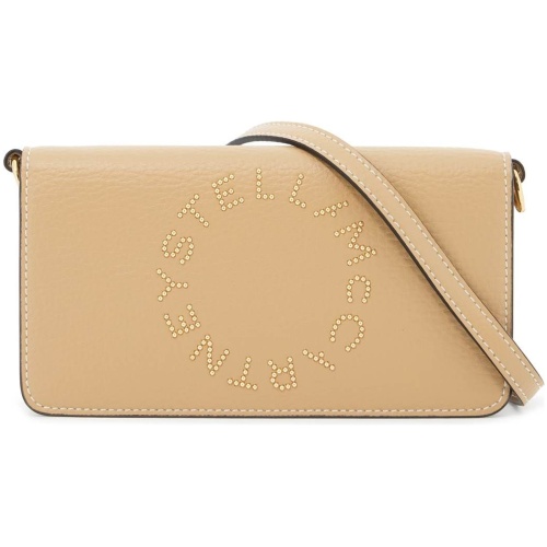 STELLA McCARTNEY mini shoulder bag with logo print