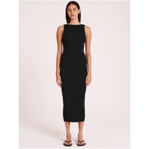 Ami Knit Dress in Black