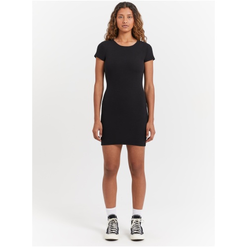 Belle Tee Dress in Black