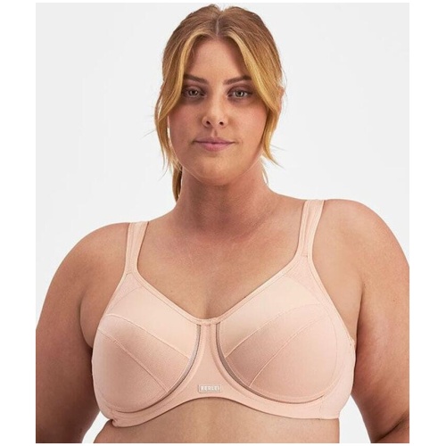 Berlei Full Support Sport Underwire Bra - Cameo Blush Y533WB Plus Size Bra - Afterpay Available