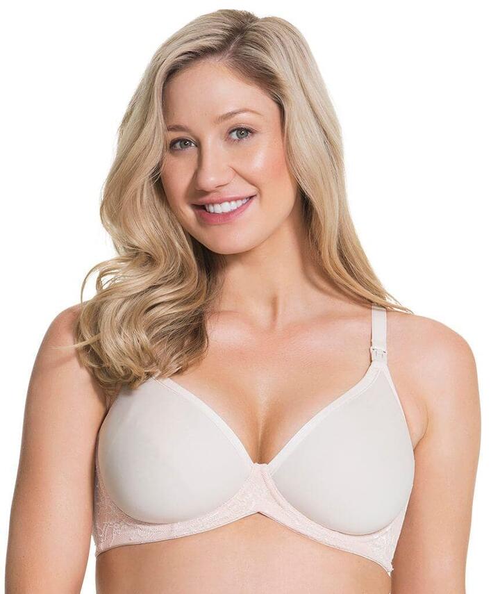 Cake Maternity Waffles 3D Spacer Contour Flexi Wire Nursing Bra - Nude 12DD 24-1030 Bra - Afterpay Available