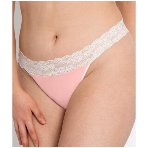 Curvy Kate Twice the Fun Reversible Thong - White/Pink CK024200 Plus Size Knickers Underwear Panties - Afterpay Available