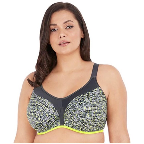 Elomi Energise Underwire Sports Bra - Lime Twist EL8042 Bra - Afterpay Available