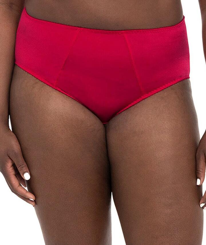 Goddess Keira Full Brief - Crimson 16 GD6095 Plus Size Knickers Underwear Panties - Afterpay Available