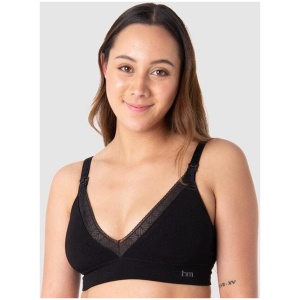 Hotmilk Caress Seamfree Bamboo Regular Wirefree Bra - Black CPBR Bra - Afterpay Available