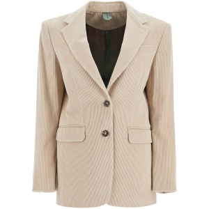 MAX MARA single-breasted corduroy blazer