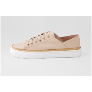 Mollini Ollov Mo Nude Leather Nude Sneakers Womens Shoes Casual Casual Sneakers