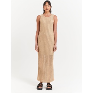 Montanna Midi Dress in Camel