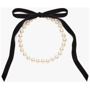 New York Minute Tie Back Pearl Necklace