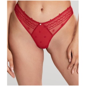 Panache Blossom Brazilian Brief - Raspberry 5054383598291 Knickers Underwear Panties - Afterpay Available