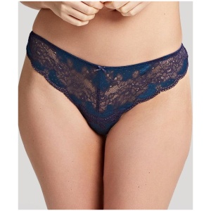 Panache Clara Thong - Deep Ocean 5054383528700 Knickers Underwear Panties - Afterpay Available