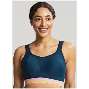 Panache Sport Boundless Wire-free Sports Bra - Retro Navy 5054383594064 Bra - Afterpay Available