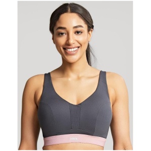 Panache Sport Endurance Ultra Perform Non Padded Underwire Sports Bra - Charcoal 16E 5054383612232 Bra - Afterpay Available