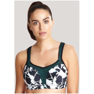 Panache Sport Power Underwired Sports Bra - Graffiti Print 5054383315928 Bra - Afterpay Available