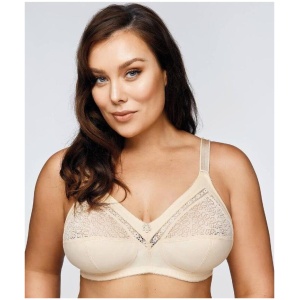 Playtex Fits Beautifully Wire-free Bra - Beige Y1005H Plus Size Bra - Afterpay Available