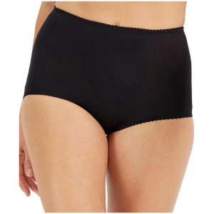 Playtex Microfibre Shaping Full Brief - Black WT3L Plus Size Knickers Underwear Panties - Afterpay Available