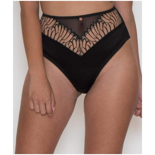 Scantilly Fallen Angel High Waist Brief - Black ST012208 Knickers Underwear Panties - Afterpay Available