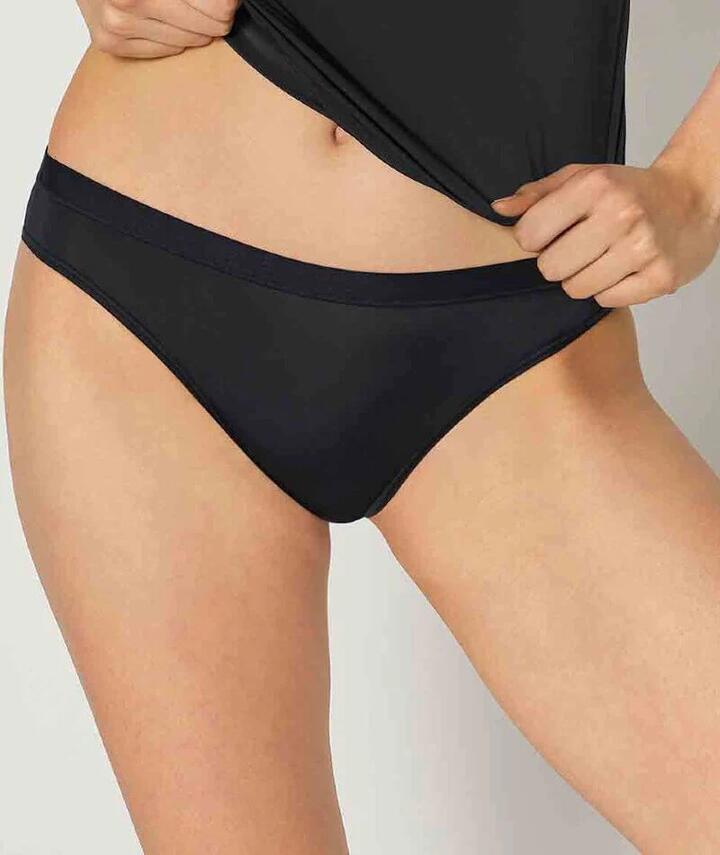 Sloggi WOW Comfort 2.0 Tai Brief - Black 10205224 Knickers Underwear Panties - Afterpay Available