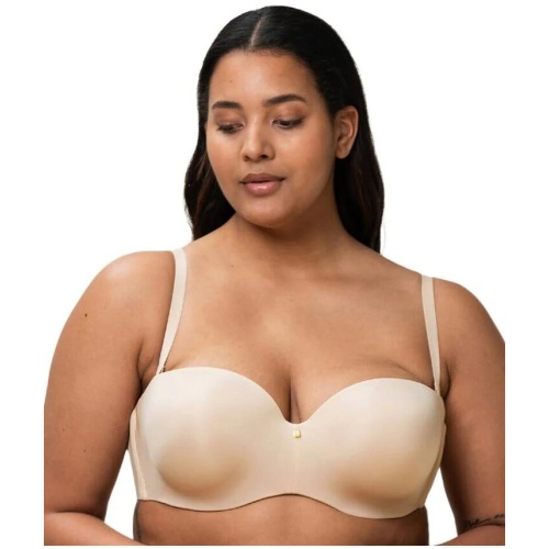 Triumph Body Make-Up Essentials Strapless Convertible Bra - Nude Beige 10D 10156745 Bra - Afterpay Available