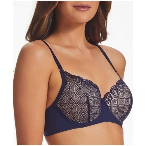 Underline by Finelines Eternal Demi Bra - Midnight 16D ET015 Plus Size Bra - Afterpay Available