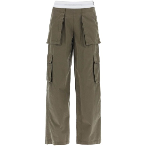 ALEXANDER WANG rave cargo pants with elastic waistband