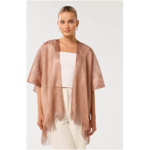 Forever New Women's Ciara Shimmer Cardigan Sweater in Rose Gold