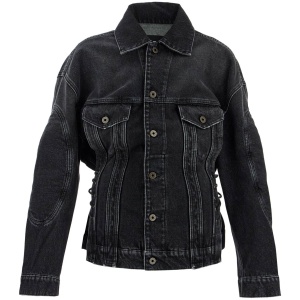 JEAN PAUL GAULTIER denim jacket with laces