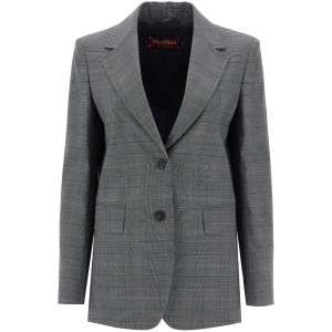 MAX MARA STUDIO 'david' prince of wales wool blazer