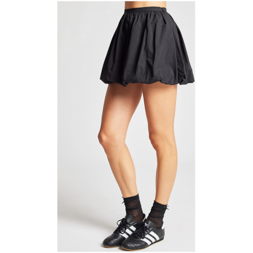 Ode Bubble Mini Skirt Onyx