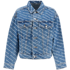 ALEXANDER WANG denim logoed jacket