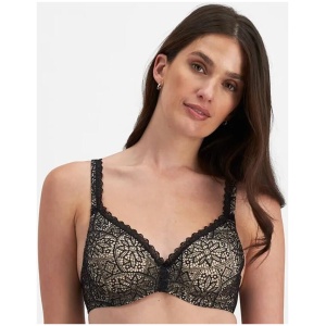 Berlei Barely There Lace Contour Bra - Black 14C YYTP Plus Size Bra - Afterpay Available