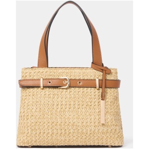 Forever New Women's Bethany Woven Tote Bag in Natural/Tan