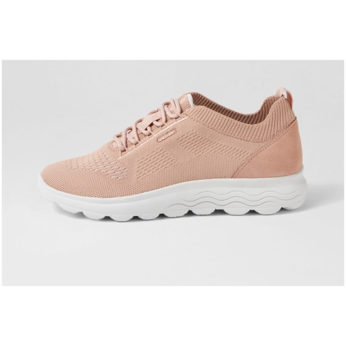 Geox D Spherica A 06 K Ge Nude Knit Nude Sneakers Womens Shoes Casual Casual Sneakers