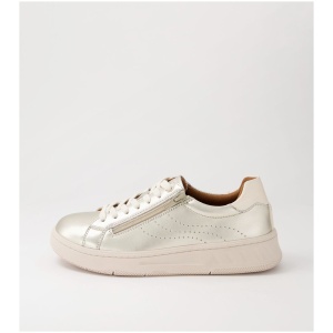 Hush Puppies Spin Hp Champagne Leather Champagne Sneakers Womens Shoes Casual Casual Sneakers