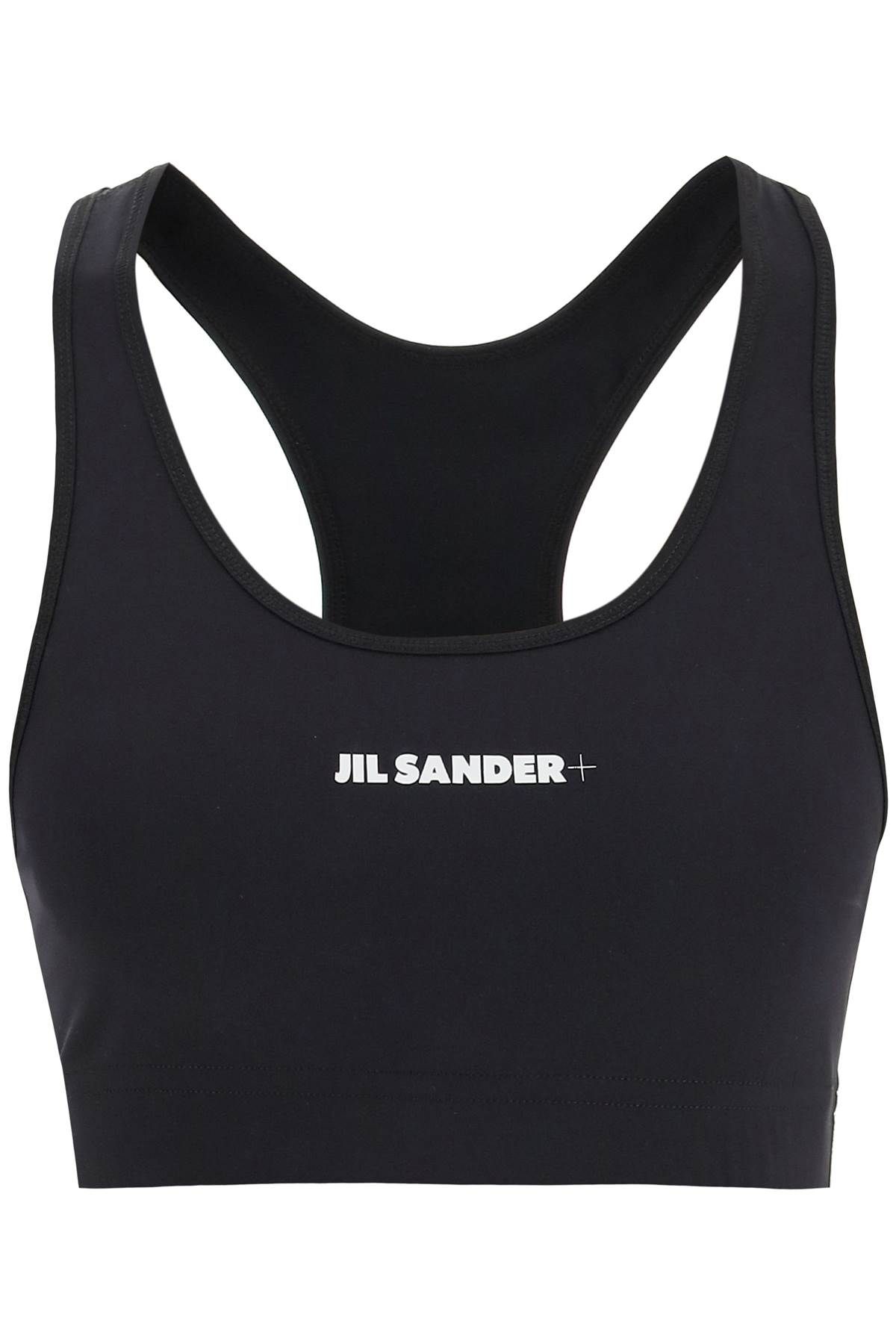 JIL SANDER logo sports bra