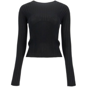 LANVIN ribbed crewneck sweater