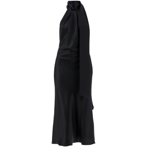 MAX MARA 'moli' silk satin midi dress