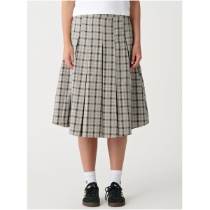 Plaid Midi Skirt