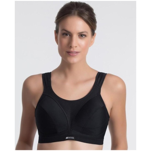 Shock Absorber Active D+ Classic Support Wire-Free Sports Bra - Black 10D SN109 Plus Size Bra - Afterpay Available