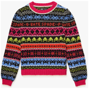 Space Invaders x Kate Spade New York Fair Isle Sweater