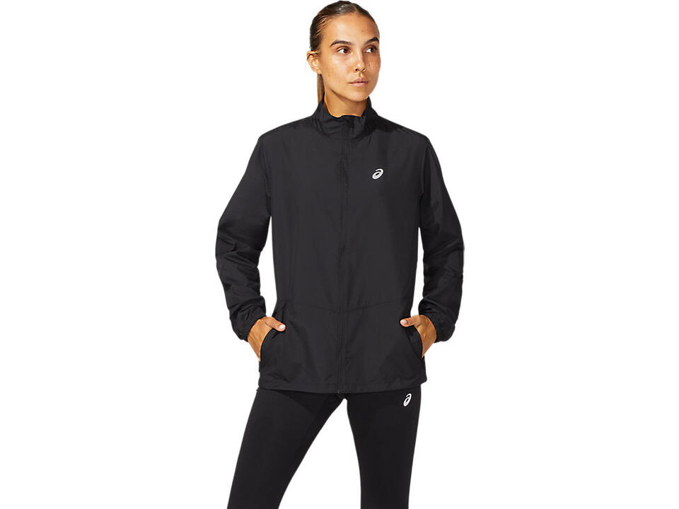 ASICS Women's Silver Jacket - Performance Black L