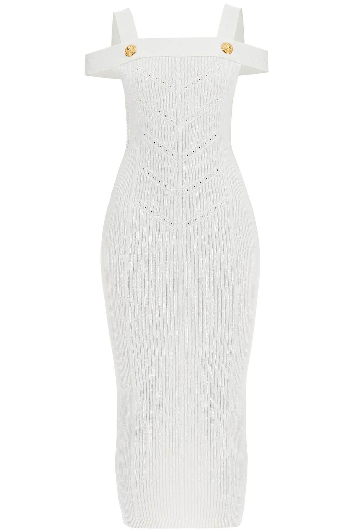 BALMAIN knit midi dress in seven