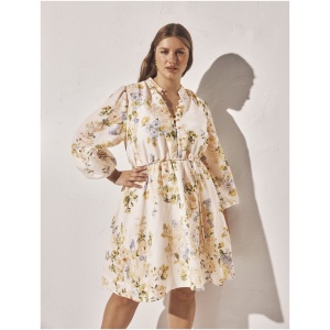 Forever New Women's Annalise Curve Fluted Mini Dress in Empress Floral