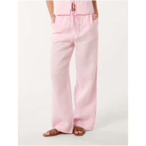 Forever New Women's Erin Linen Drawstring Pants in Pink Sorbet Co-Ord