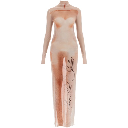 JEAN PAUL GAULTIER long mesh dress