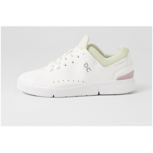 On The Roger Adv W Oo White Mauve Vegan Leather White Mauve Sneakers Womens Shoes Casual Casual Sneakers