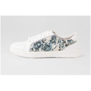 Supersoft Zatti Su White Blue Floral Jewel Multi White Blue Floral Jewel Sneakers Womens Shoes Casual Casual Sneakers