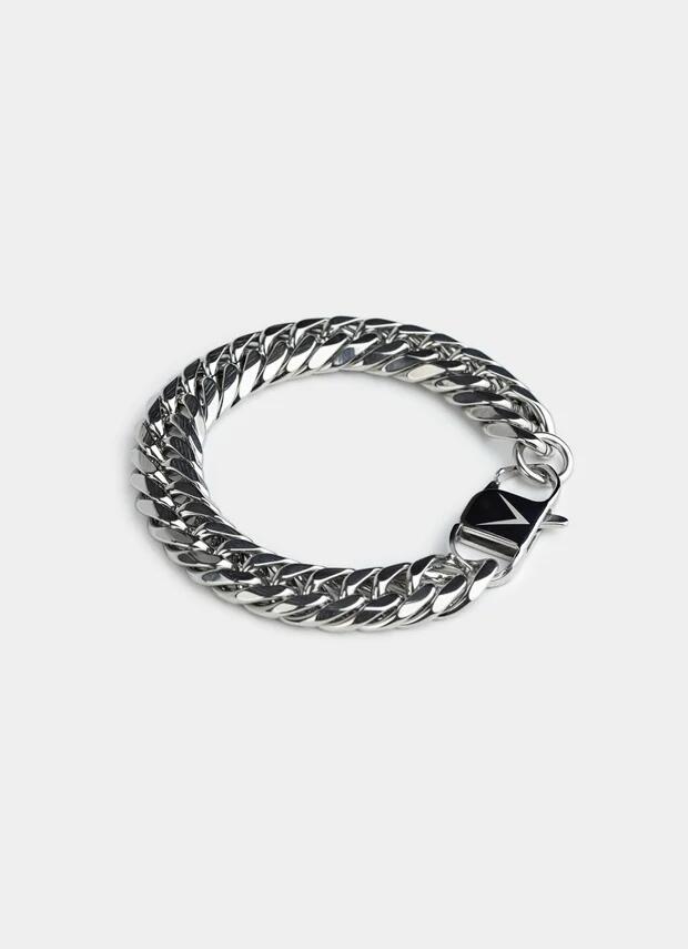 Vendetta Classic Cuban Bracelet - Stainless Steel in Silver