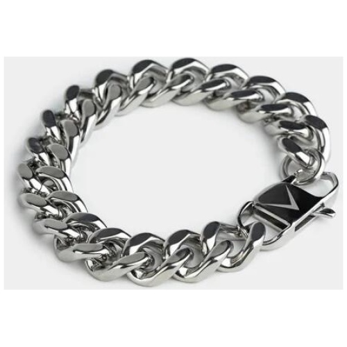 Vendetta Cuban Bracelet - Stainless Steel in Silver