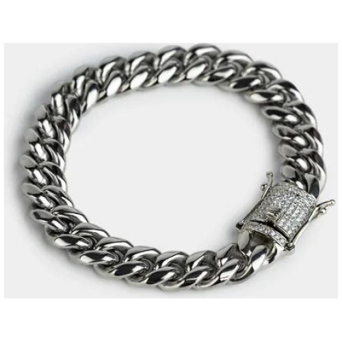 Vendetta Icy Cuban Bracelet 10mm in Gold